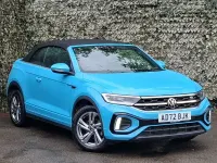 Used VW T-Roc Cabriolet R-line 150 HP (110 kW) 2023 Blue Cabriolet