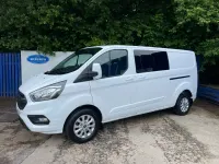 Used Ford Transit Custom Limited 130 HP (95 kW) 2022 White Van