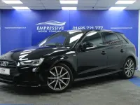 Used Audi A3 Sportback Black Edition 116 HP (85 kW) 2018 Black Hatchback