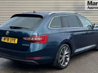 Used Skoda Superb 190 HP (139 kW) 2018 Blue Estate