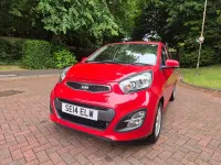 Used Kia Picanto 68 HP (50 kW) 2014 Red Hatchback