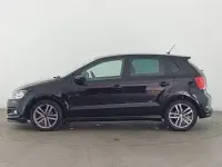 Used VW Polo R-line 90 HP (66 kW) 2016 Black Hatchback