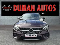 Used Mercedes E220 AMG line 194 HP (142 kW) 2019 Red Coupe