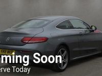 Used Mercedes C200 AMG line 184 HP (135 kW) 2018 Grey Coupe