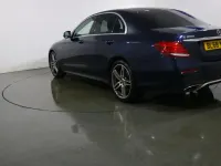 Used Mercedes E200 AMG line 184 HP (135 kW) 2018 Blue Sedan