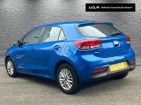 Used Kia Rio 101 HP (74 kW) 2022 Blue Hatchback
