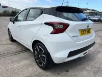 Used Nissan Micra Acenta 91 HP (66 kW) 2021 White Hatchback