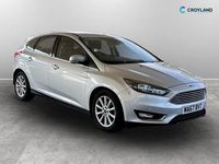 Begagnad Ford Focus Titanium 120 HK (88 kW) 2017 Silver Halvkombi