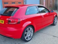 Begagnad Audi A3 S-Line 2011 Röd Halvkombi