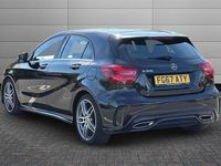 Used Mercedes A160 AMG Line Premium Plus 102 HP (75 kW) 2017 Black Hatchback