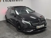 Used Mercedes A200 AMG Line Premium Plus 136 HP (100 kW) 2018 Black Hatchback