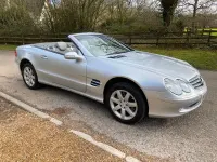 Used Mercedes SL500 2003 Silver Cabriolet