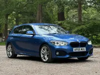 Used BMW 118 M Sport 136 HP (100 kW) 2015 Blue Hatchback