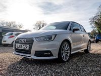 Used Audi A1 S-Line 95 HP (69 kW) 2018 White Hatchback