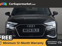 Used Audi A3 S-Line 150 HP (110 kW) 2024 Black Sedan