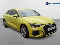 Used Audi A3 S-Line 2023 Yellow Sedan
