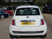 Used Fiat 500 Lounge 69 HP (50 kW) 2011 White Hatchback