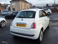 Used Fiat 500 Lounge 69 HP (50 kW) 2012 White Hatchback