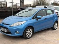Used Ford Fiesta Zetec 2009 Blue Hatchback