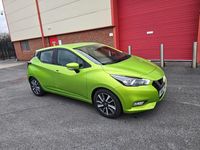 Used Nissan Micra Acenta 71 HP (52 kW) 2017 Green Hatchback