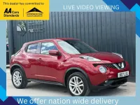 Used Nissan Juke N-Connecta 110 HP (80 kW) 2017 Red SUV