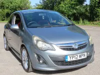 Used Vauxhall Corsa SRi 100 HP (73 kW) 2012 Silver Hatchback