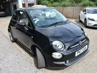 Used Fiat 500 Lounge 69 HP (50 kW) 2017 Black Hatchback