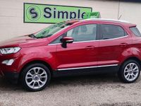 Used Ford Ecosport Titanium 125 HP (91 kW) 2018 Red SUV