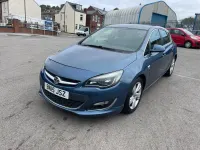 Used Vauxhall Astra SRi 115 HP (84 kW) 2015 Blue Hatchback