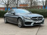 Used Mercedes C250 AMG Line Premium Plus 204 HP (150 kW) 2016 Grey Coupe