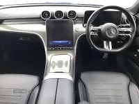 Usado Mercedes C200 AMG line 204 CV (150 kW) 2024 Azul Berlina