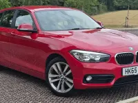 Used BMW 116 Sport Line 2015 Red Hatchback