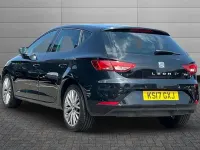 Used Seat Leon SE Dynamic 110 HP (80 kW) 2017 Black Hatchback