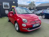 Used Fiat 500 Lounge 69 HP (50 kW) 2015 Red Hatchback