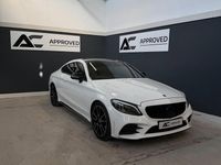 Używany Mercedes C220 AMG line 2019 Biały Coupe