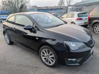 Begagnad Seat Ibiza FR 2012 Svart Halvkombi