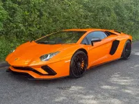 Used Lamborghini Aventador 2017 Orange Coupe