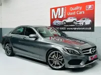 Used Mercedes C250 AMG line 204 HP (150 kW) 2017 Grey Sedan