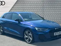 Used Audi A3 Black Edition 150 HP (110 kW) 2026 Blue