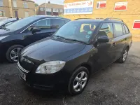 Used Skoda Fabia 80 HP (58 kW) 2009 Black Estate