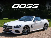 Used Mercedes SL400 AMG Line Premium 367 HP (269 kW) 2018 White Cabriolet
