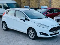 Used Ford Fiesta Zetec 2015 White Hatchback