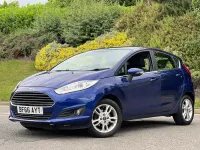 Used Ford Fiesta Zetec 82 HP (60 kW) 2016 Blue Hatchback