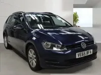 Used VW Golf VII SE 110 HP (80 kW) 2016 Blue Estate