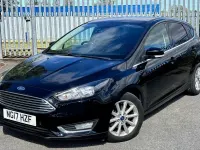 Used Ford Focus Titanium 120 HP (88 kW) 2017 Black Hatchback