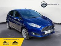 Used Ford Fiesta Titanium 2015 Blue Hatchback