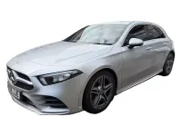 Used Mercedes A250 AMG line 224 HP (164 kW) 2018 Silver Hatchback