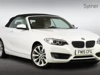 Used BMW 220 Luxury Line 187 HP (137 kW) 2015 White Cabriolet