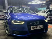 Used Audi A4 Black Edition 328 HP (241 kW) 2015 Blue Estate