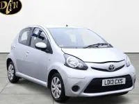 Used Toyota Aygo 68 HP (50 kW) 2013 Silver Hatchback